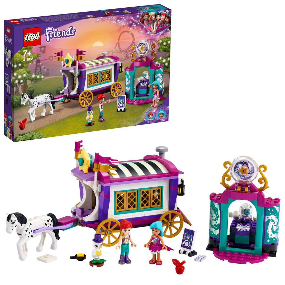 LEGO® Friends Magischer Wohnwagen 41688 Spielzeug, Rad, Puppe, Person, Spielbereich