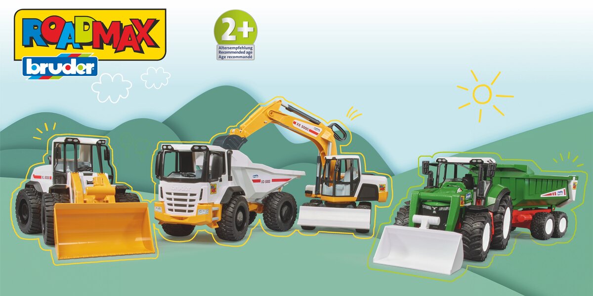 roadmax-header Maschine, Rad, Bulldozer