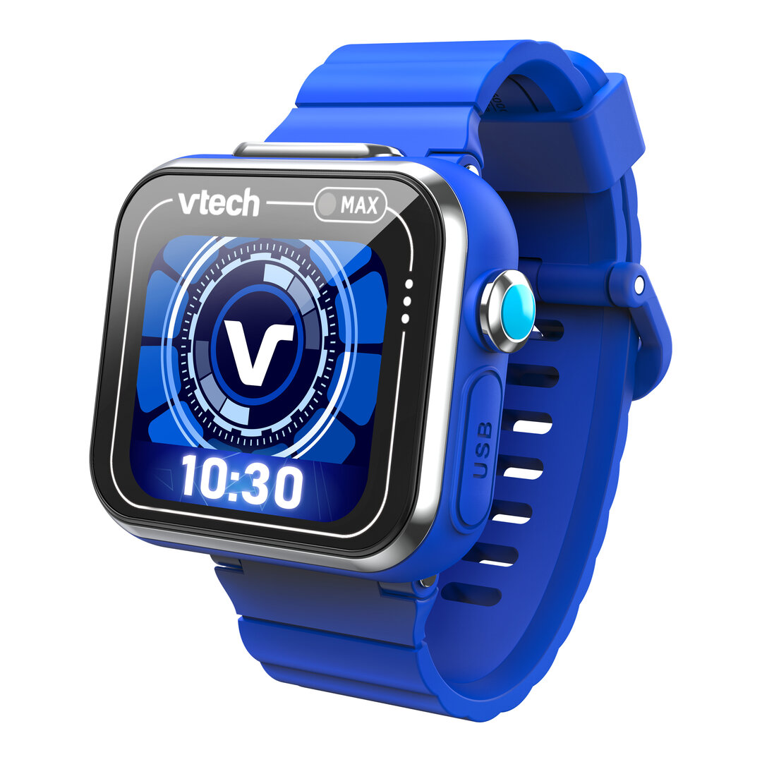 VTech KidiZoom Smart Watch MAX blau 80-531604 VTech, KidiZoom, Smart, Watch, MAX, blau, 80-531604, Armbanduhr, Arm, Person, Elektronik, Digitale, Uhr