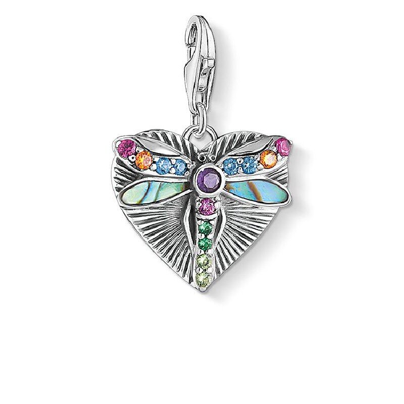 Thomas, Sabo, Anhänger, Charm-Club, Herz, Mit, L, Mehrfarbig, 1811-964-7, Zubehor, Anhänger, Schmuck, Medaillon