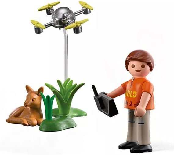 PLAYMOBIL 71880 Rehkitz-Rettung mit Drohne Tierliebe trifft Hightech