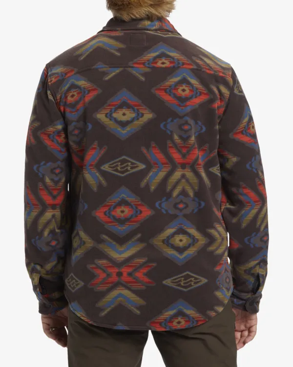 Billabong Hemd Lang Herren Flannel Lila GR. L