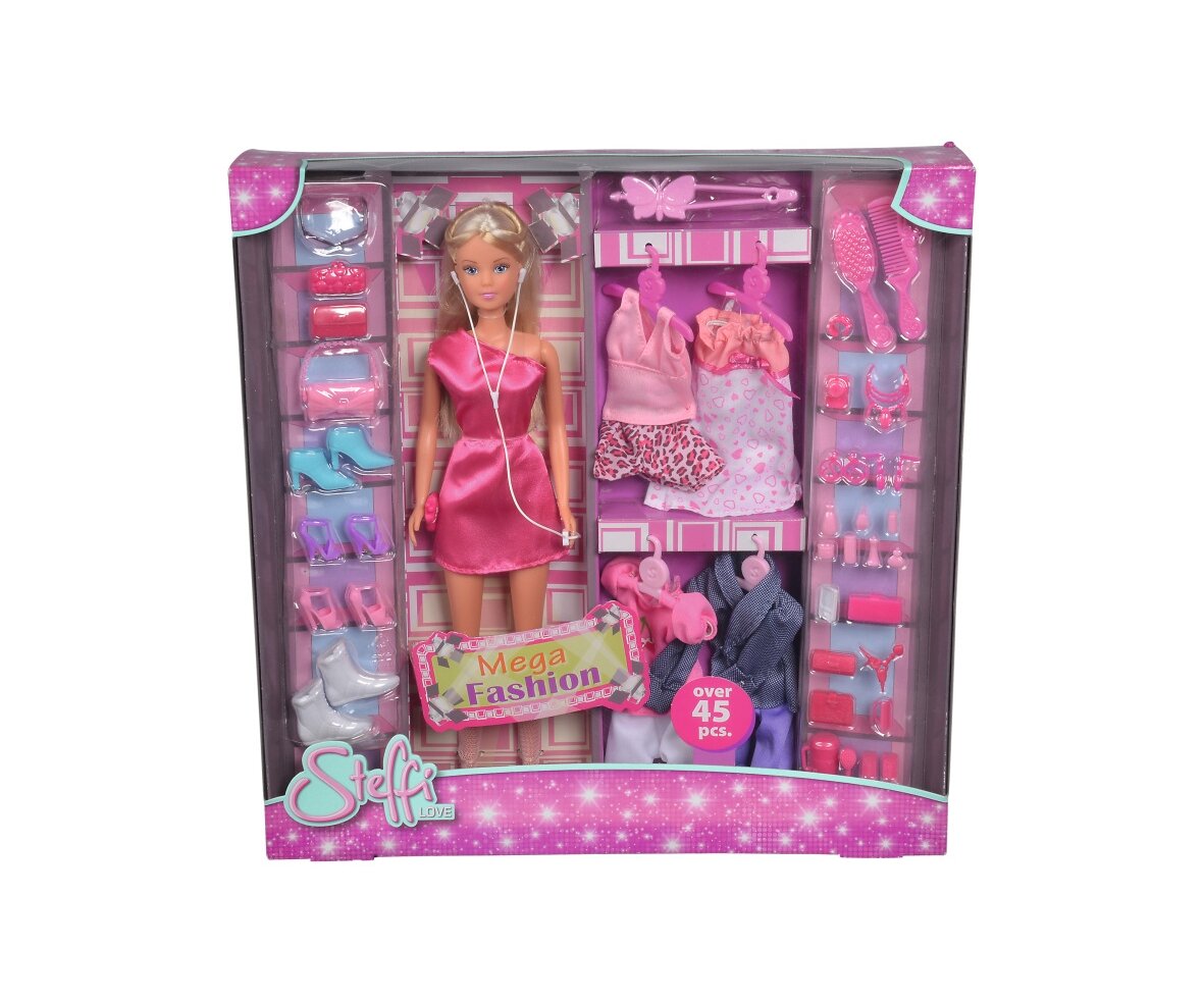Steffi LOVE Mega Fashion 105736015 Steffi, LOVE, Mega, Fashion, 105736015, Figur, Puppe, Spielzeug, Kind, Person