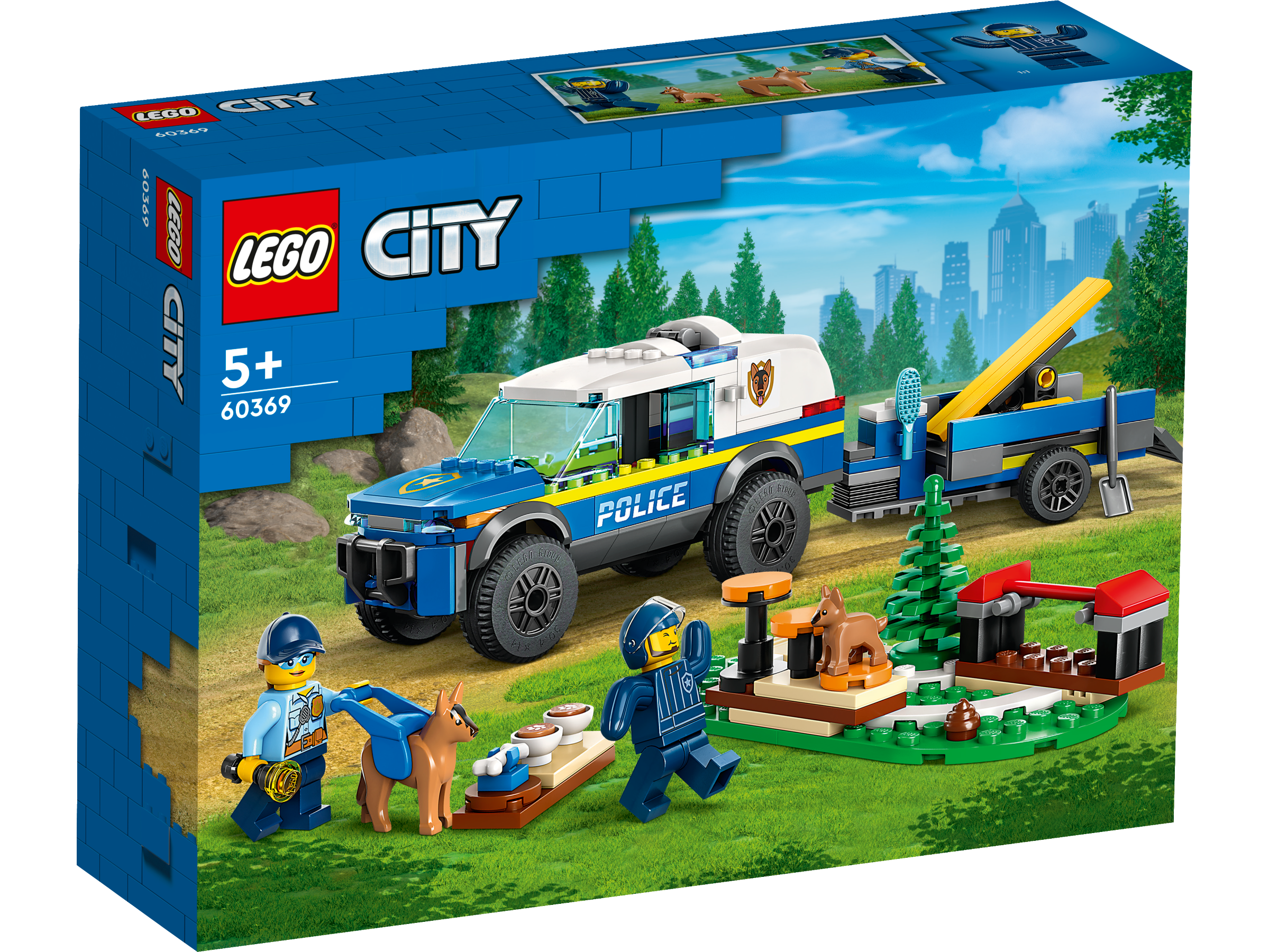 LEGO® City Mobiles Polizeihunde-Training 60369