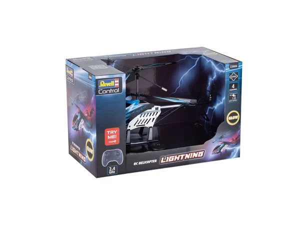 Carrera RC Helicopter Lightning, blau, Revell Control Ferngesteuerter Hubschrauber Carrera RC Helicopter Lightning, blau, Revell Control Ferngesteuerter Hubschrauber