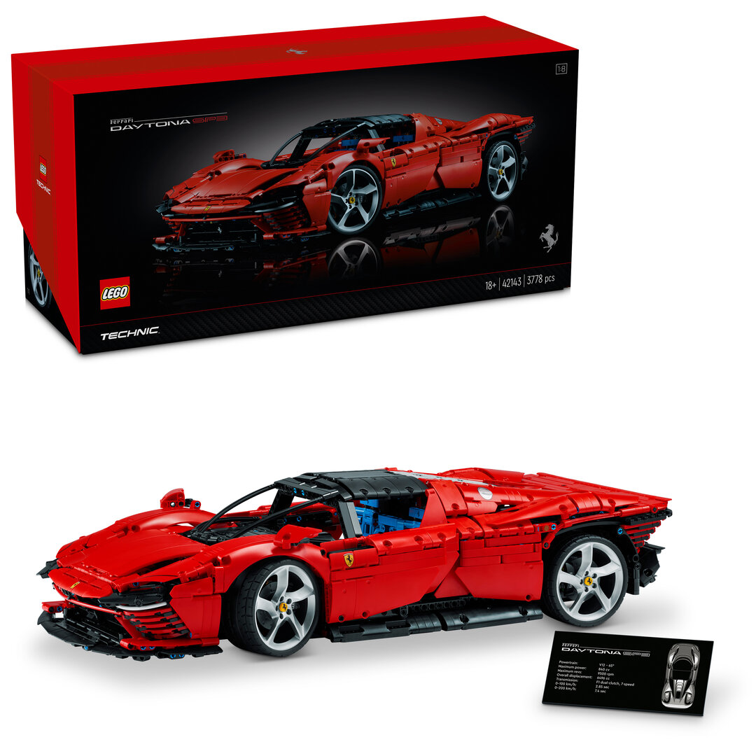 LEGO® Technic 42143 Ferrari Daytona SP3 42143 Sprach, Coupé, Sportwagen, Leichtmetallfelge, Rad