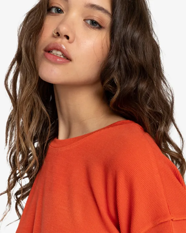 Billabong T-Shirt Damen Boyfriend Coral GR. L