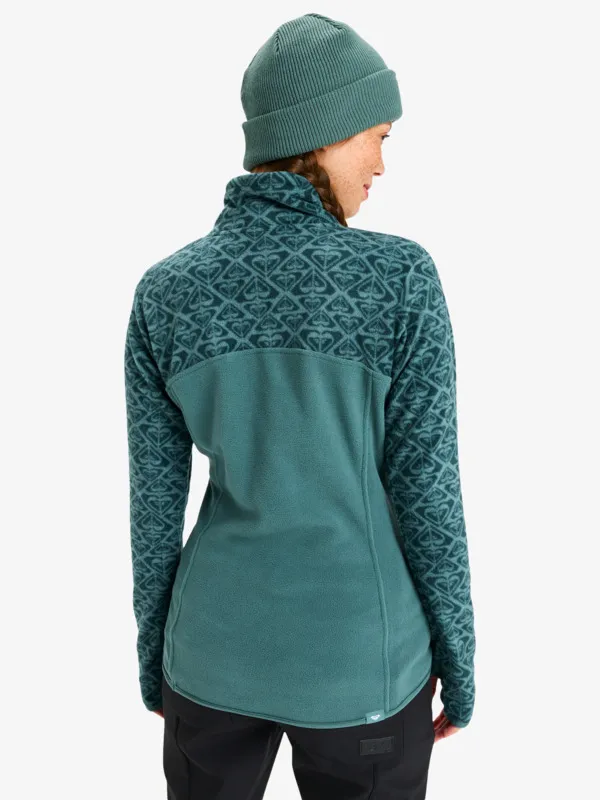 ROXY Sayna - Polarfleece-Pulli mit Halbreißverschluss für Frauen GR. L