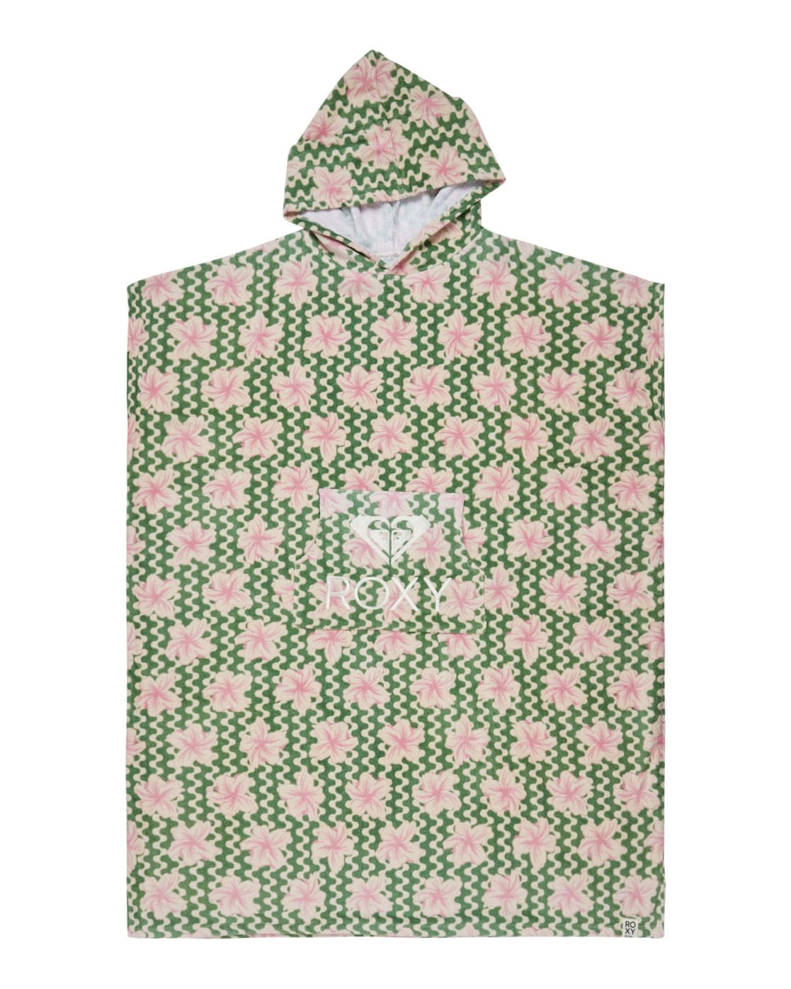 Roxy Stay Magical – Poncho Handtuch für Frauen, Grün