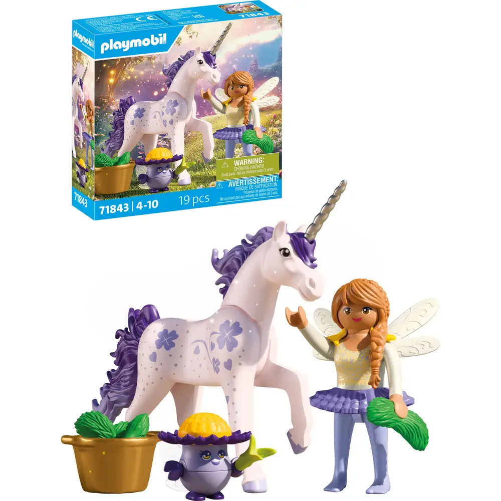 PLAYMOBIL 71843 Sammeleinhorn Glückslavendel mit Fee PLAYMOBIL 71843 Sammeleinhorn Glückslavendel mit Fee