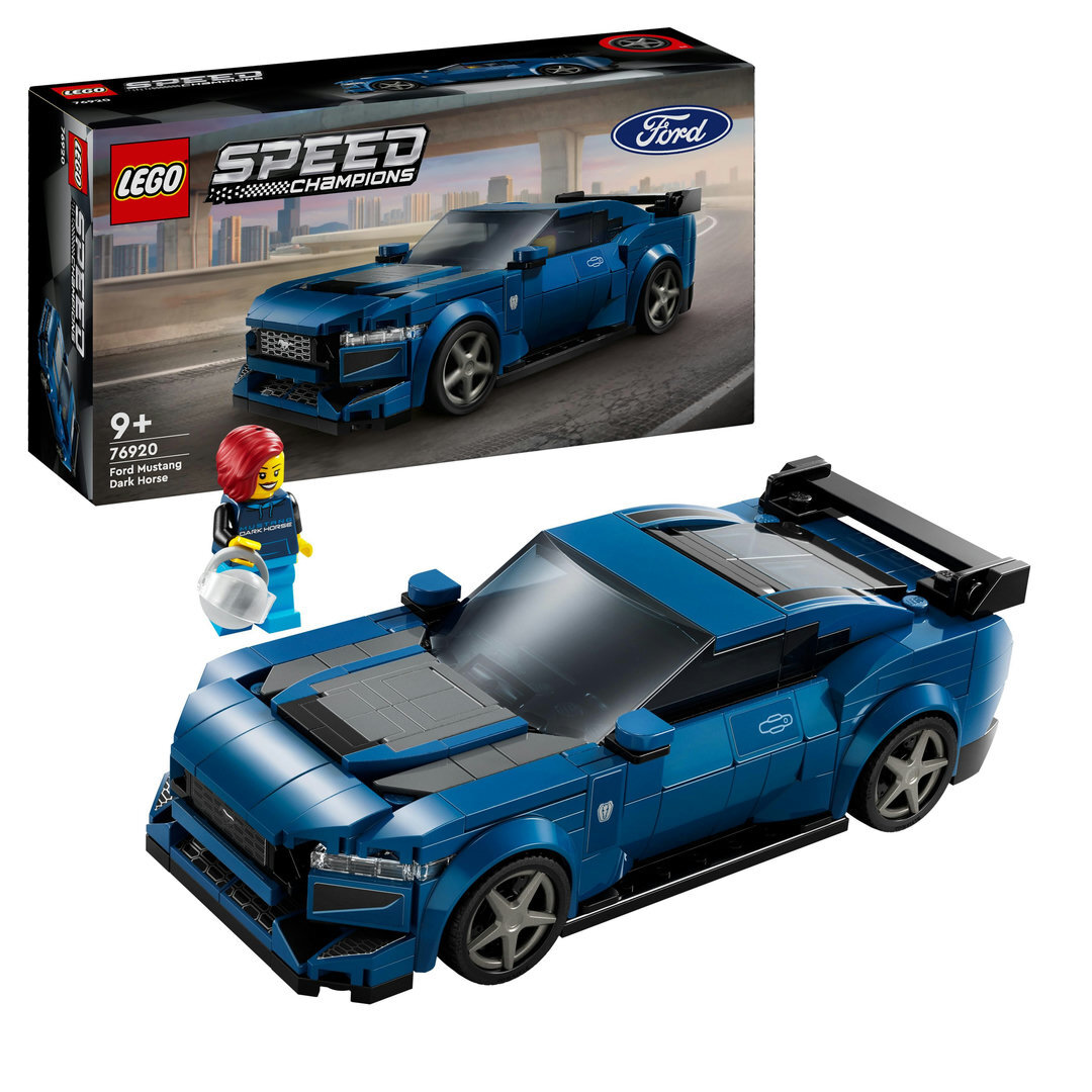 LEGO® Speed Champions Ford Mustang Dark Horse Sportwagen 76920 Auto, Coupé, Sportwagen, Leichtmetallfelge, Rad