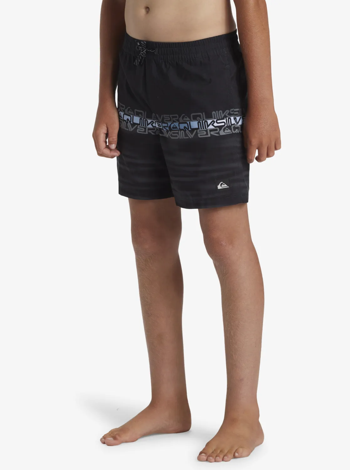 Quiksilver Everyday Wordblock - Schwimmshorts für Jungen 8-16 Schwarz GR. L