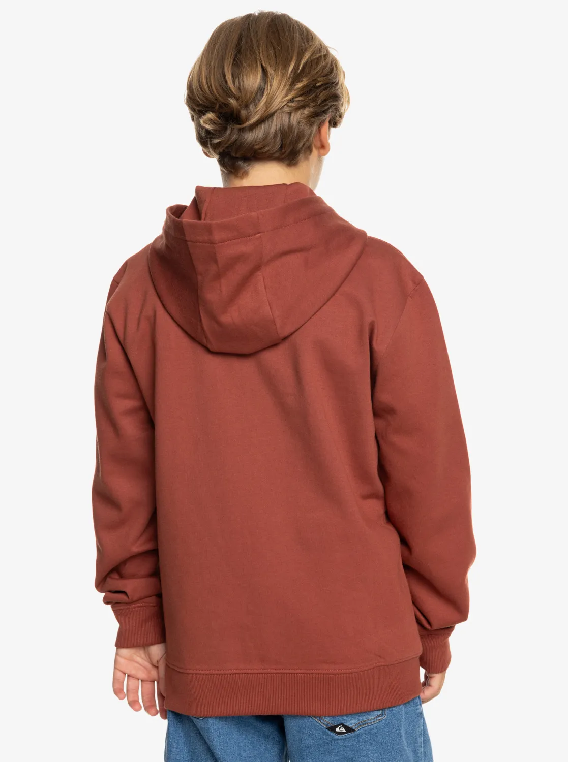 Quiksilver Basic - Langärmliger Hoodie für Jungen 4-16 Terracotta GR. M
