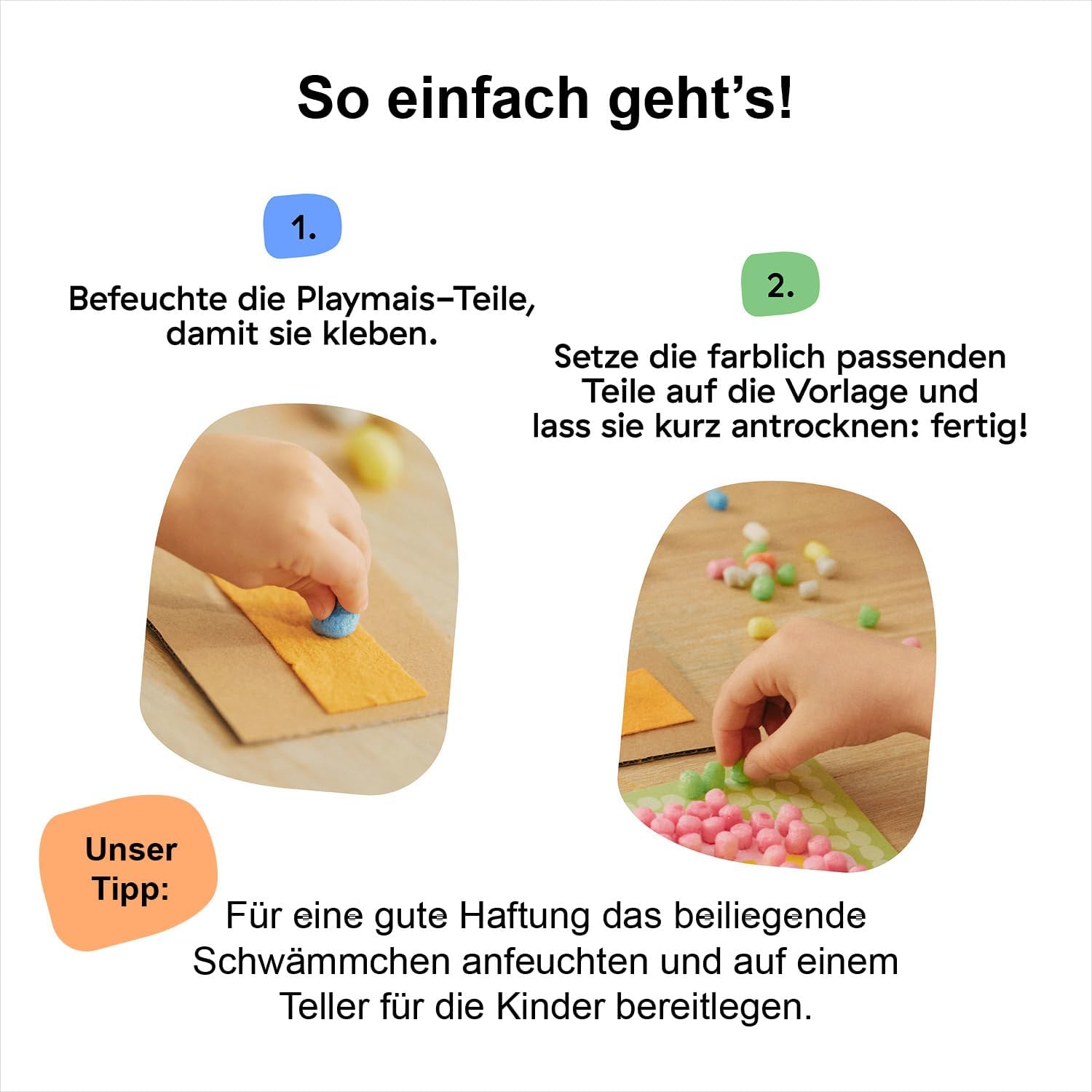 PlayMais Mosaic Farmworld – Kreatives Bauernhof-Bastelset aus Naturmaterialien