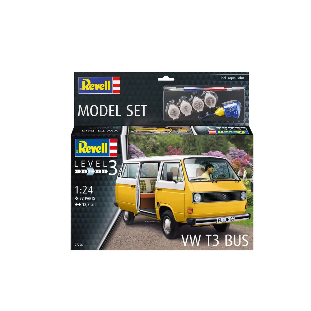 Revell 67706 VW T3 Bus – Modellbausatz 1:25