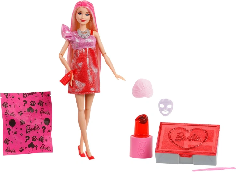 Barbie Party Unboxed Glam Party SeriesRed Original Doll