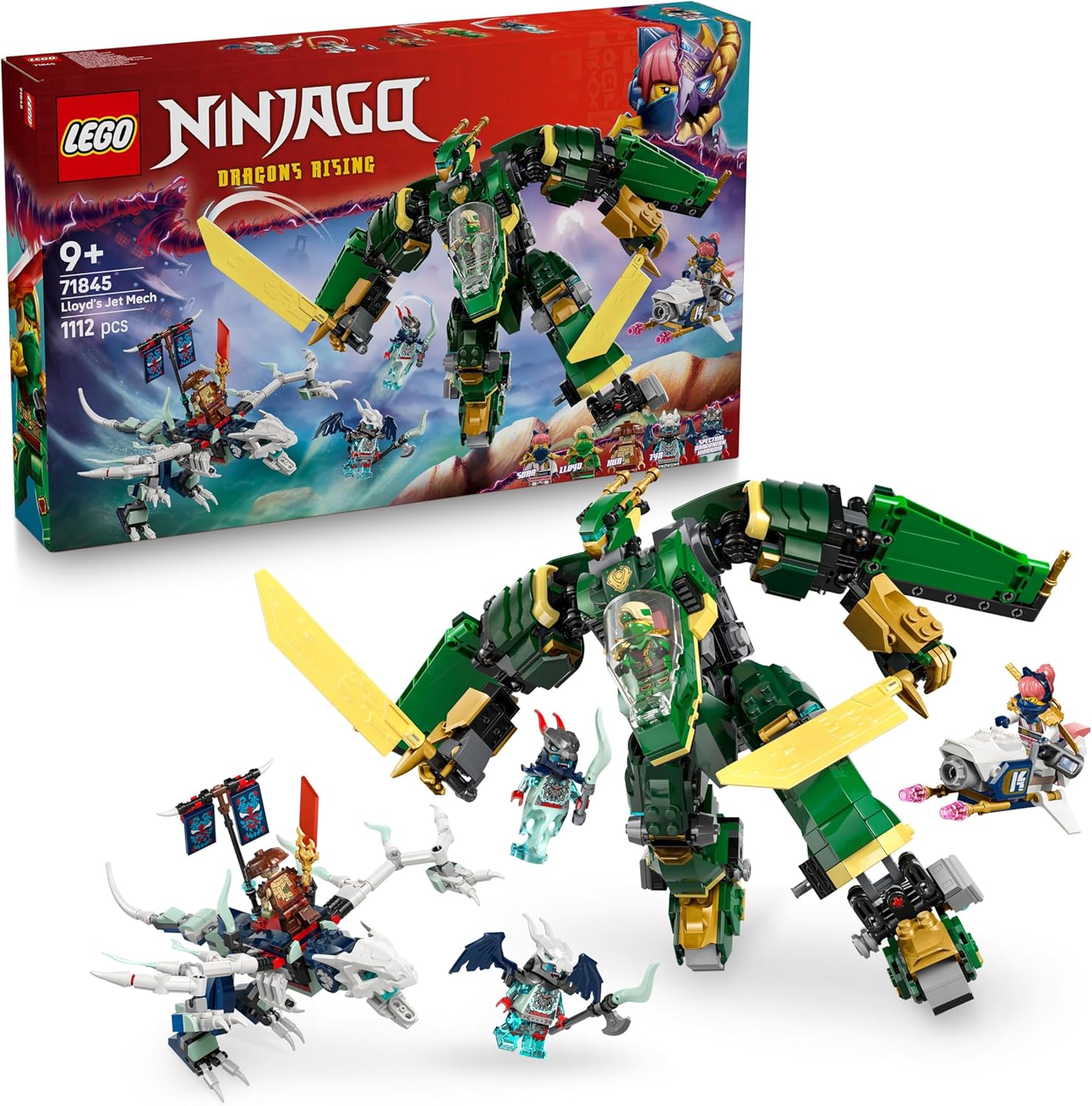 LEGO® NINJAGO® Lloyds Jet-Mech 71845 Spielzeug, Roboter
