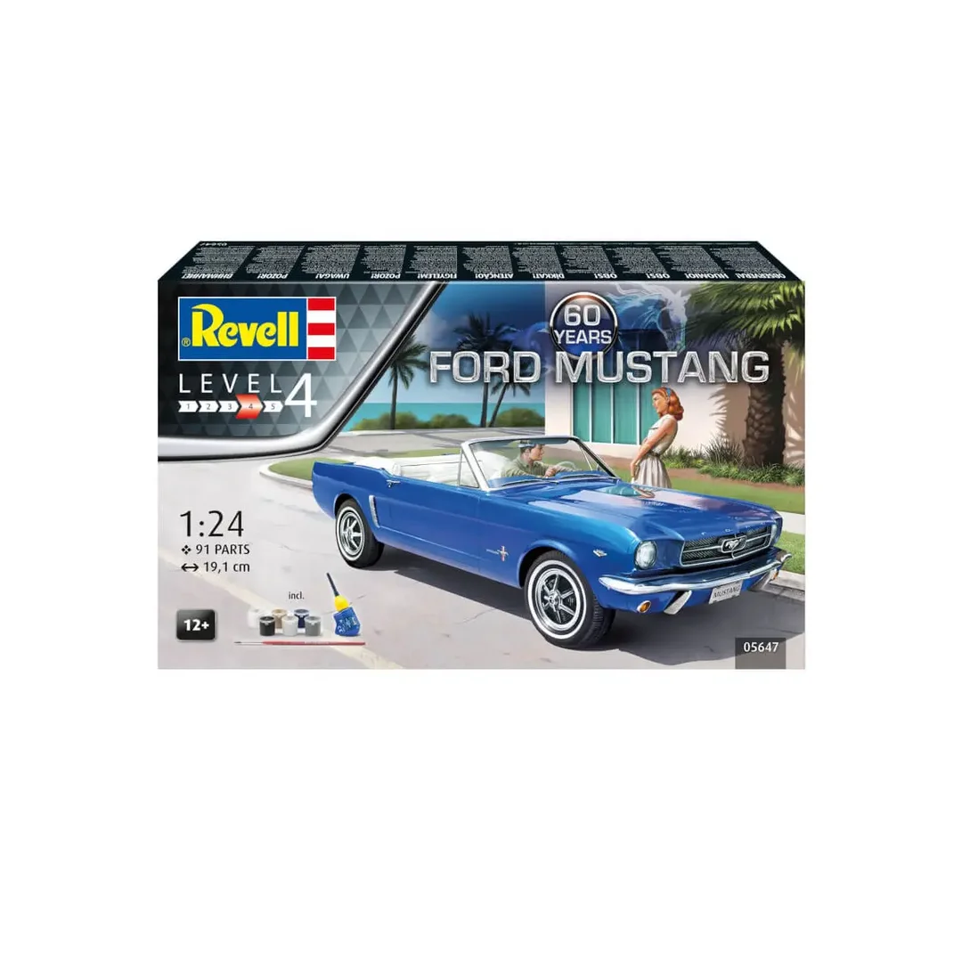 Revell 05647 60th Anniversary of Ford Mustang – Geschenkset Modell 1:24