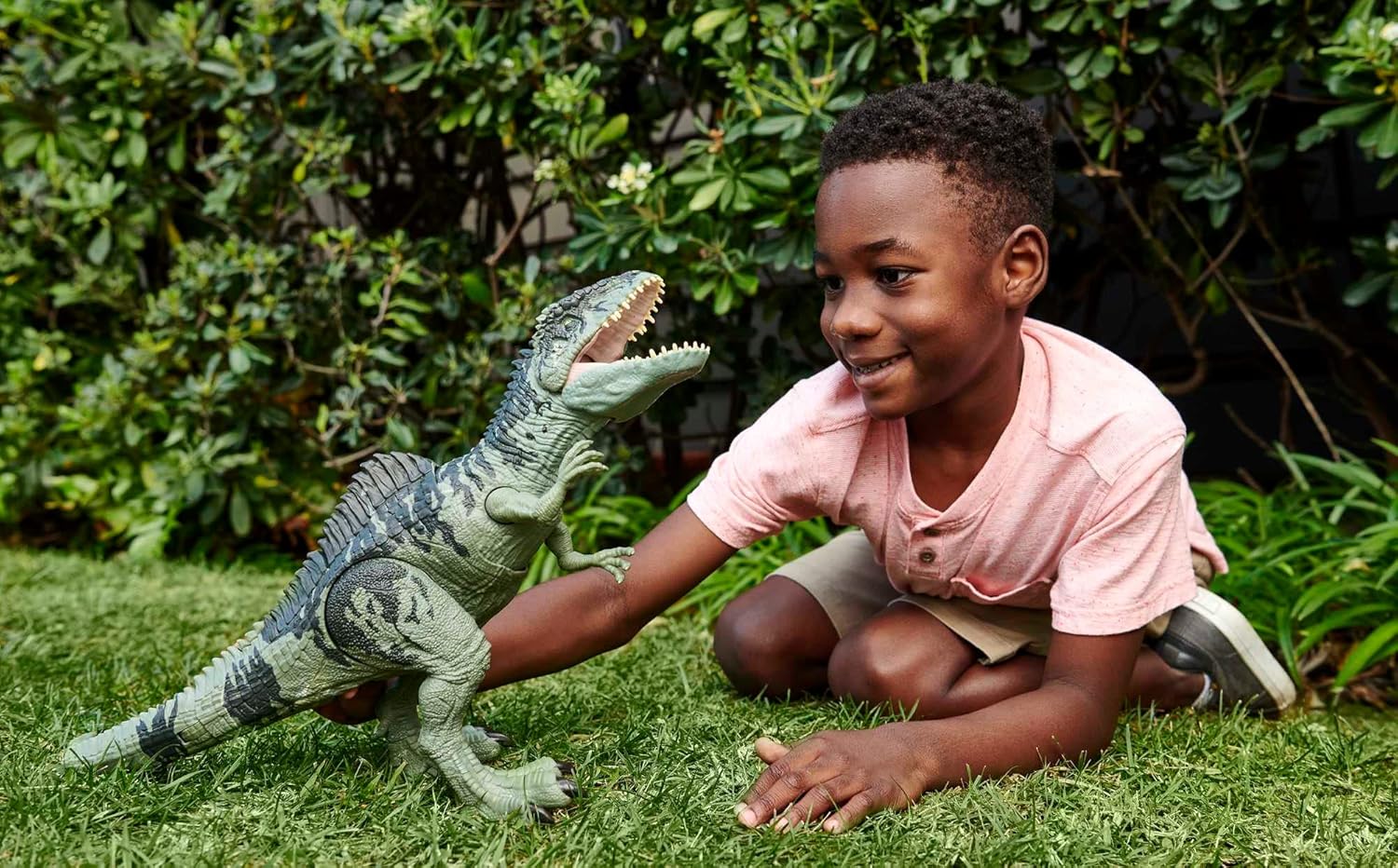 Mattel JURASSIC WORLD Strike 'N Roar Giganotosaurus – GYC94
