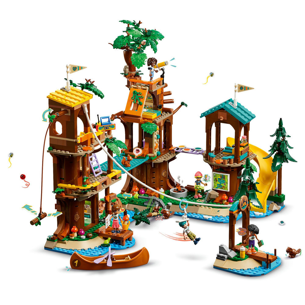 LEGO® Friends Baumhaus im Abenteuercamp 42631 Spielbereich, Draußen, Spielbereich im Freien