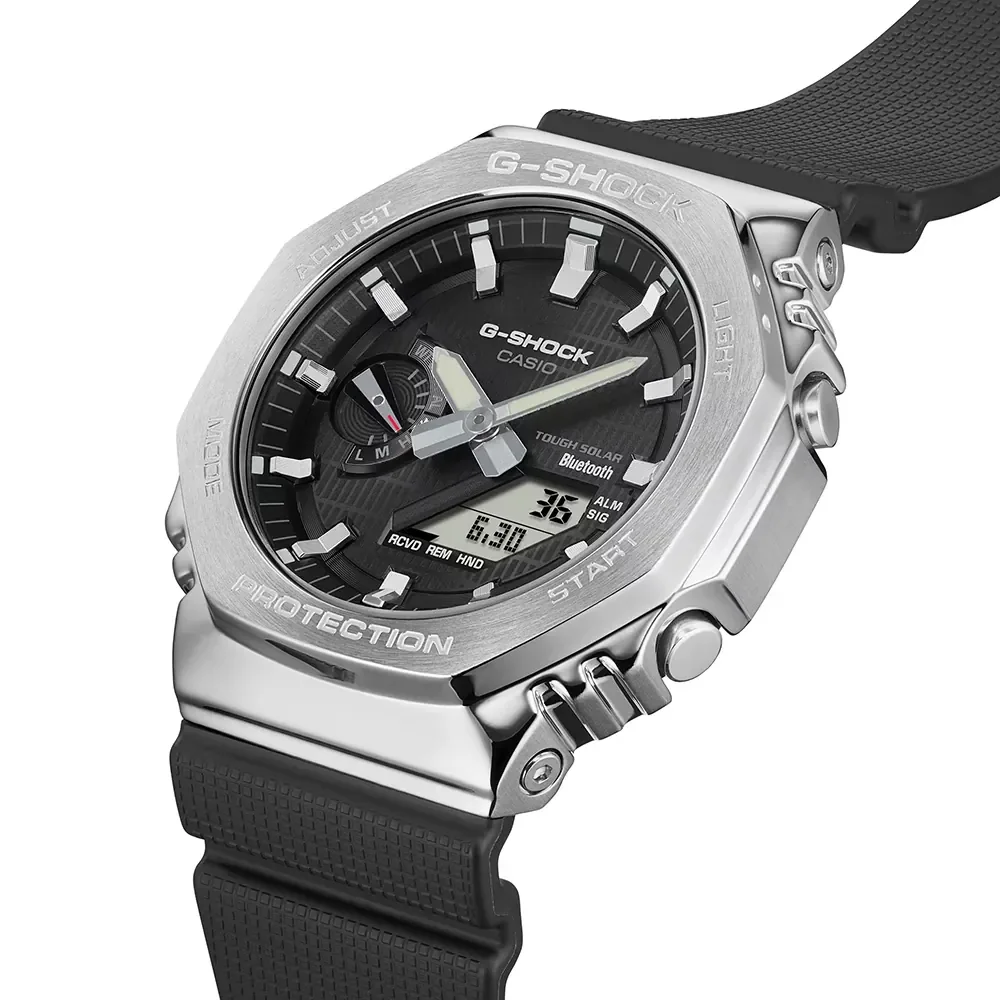G-SHOCK GBM-2100A Classic Style Metal Covered Schwarz Uhr