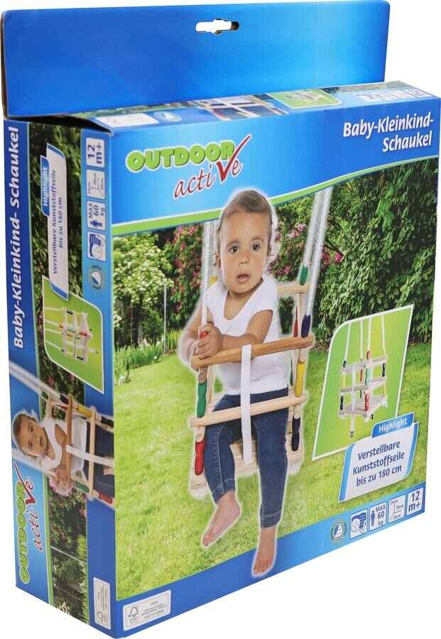 Outdoor active Gitterschaukel, 30 x 30 cm Gras, Person, Rasen, Spielbereich, Kiste
