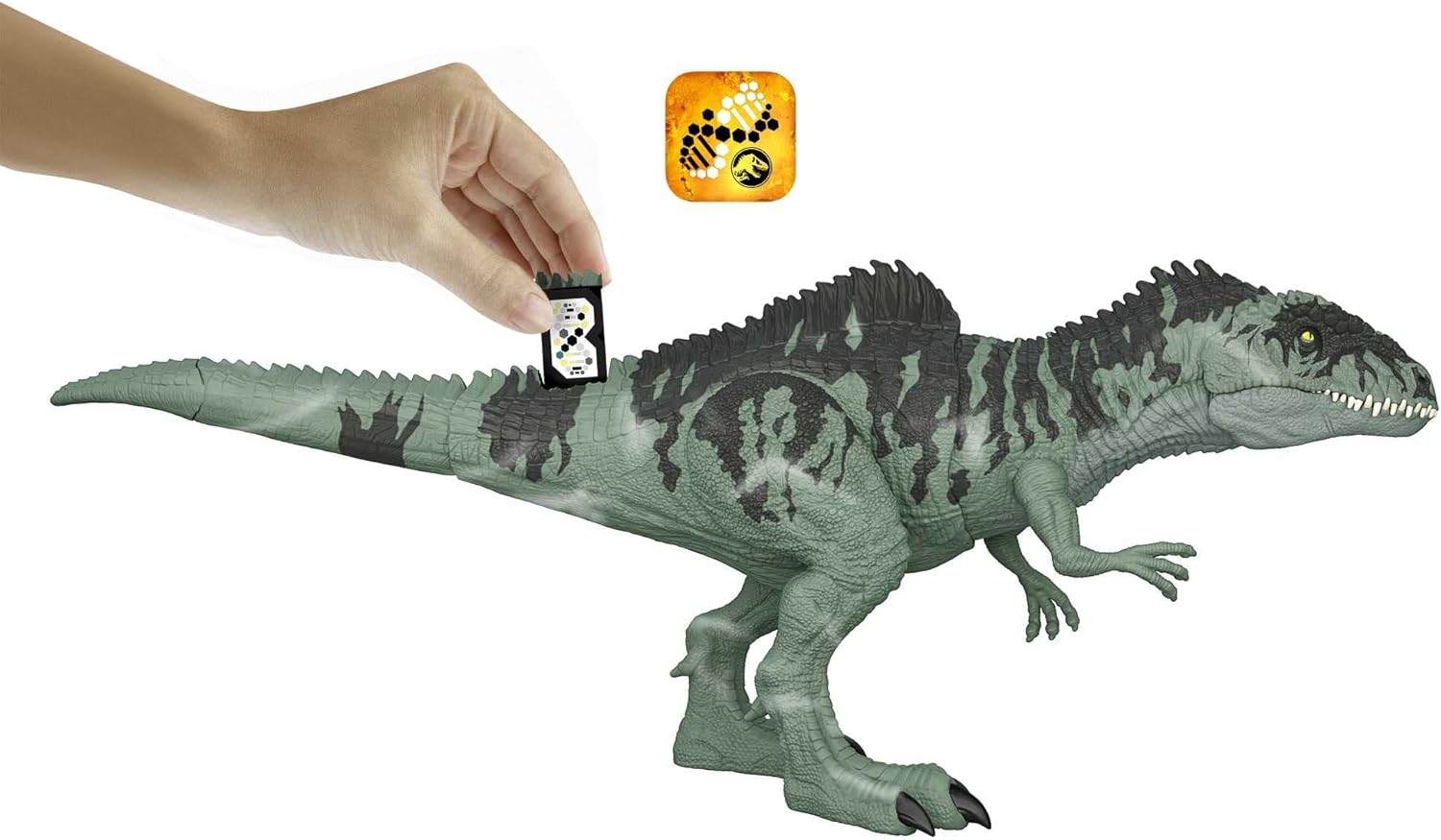 Mattel JURASSIC WORLD Strike 'N Roar Giganotosaurus – GYC94