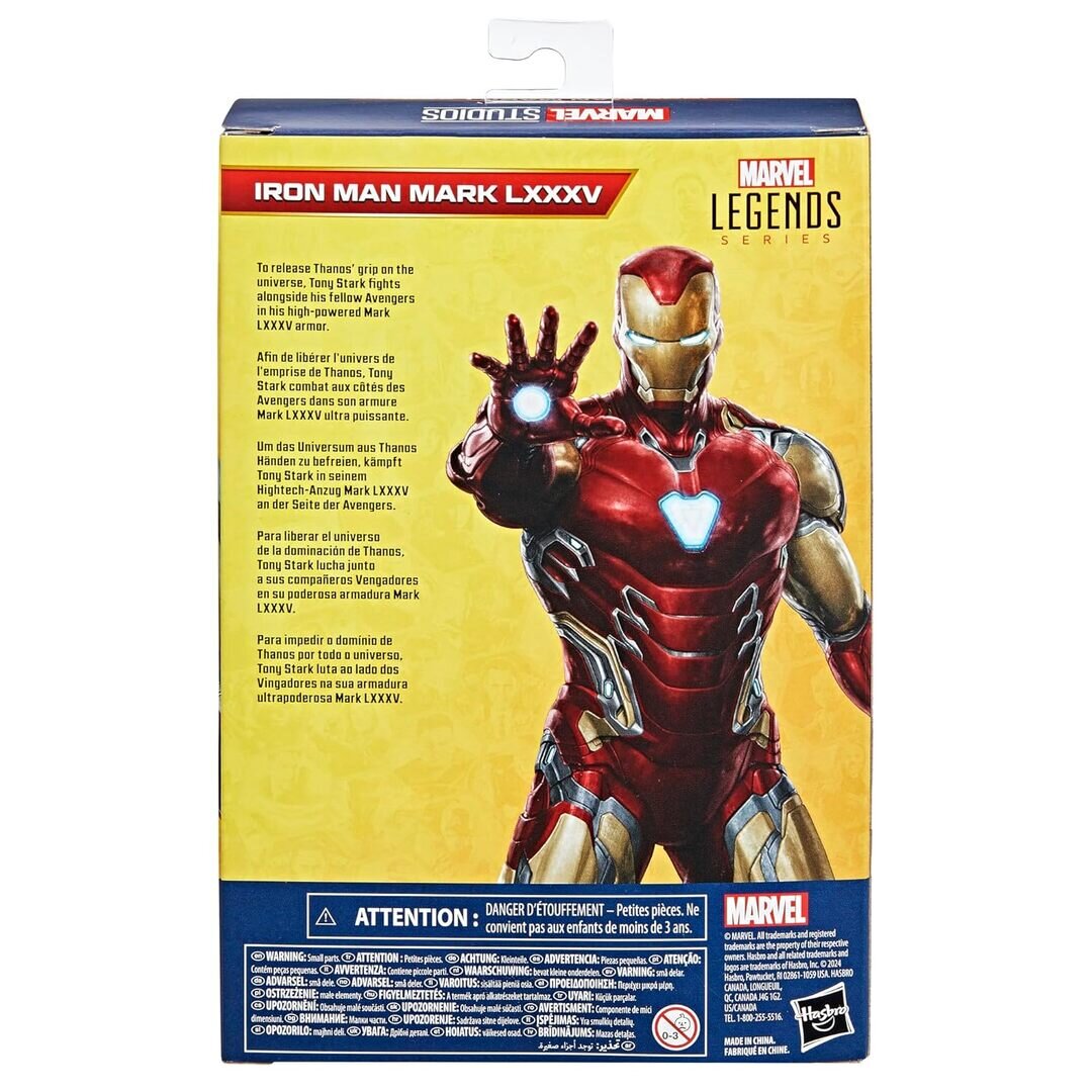 MARVEL Avengers Legends Series Iron Man Mark LXXXV