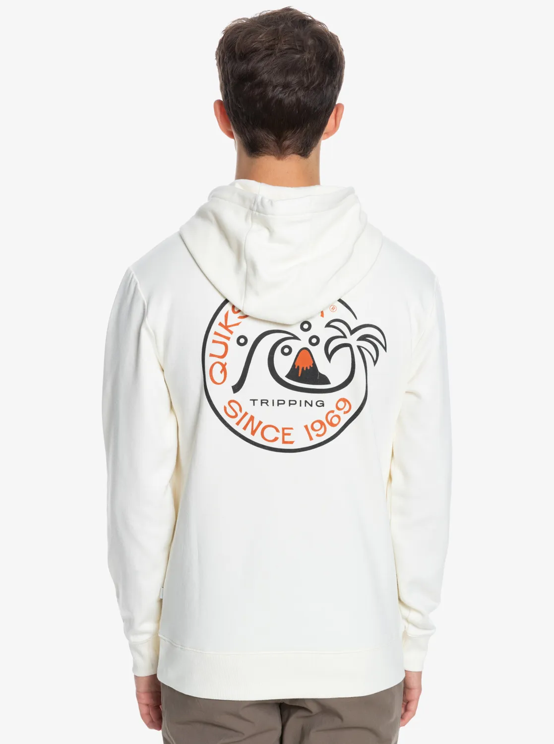Quiksilver Into The Wide - Organic Hoodie für Männer Hellbeige GR. M