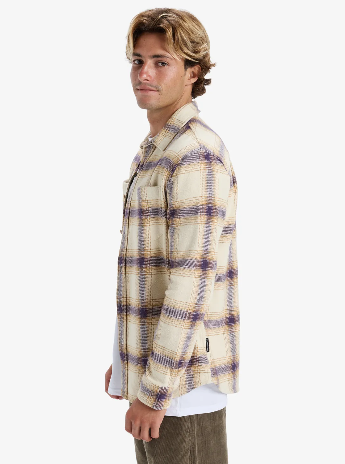 Quiksilver DNA  - Flanellhemd für Männer Hellbeige GR. L