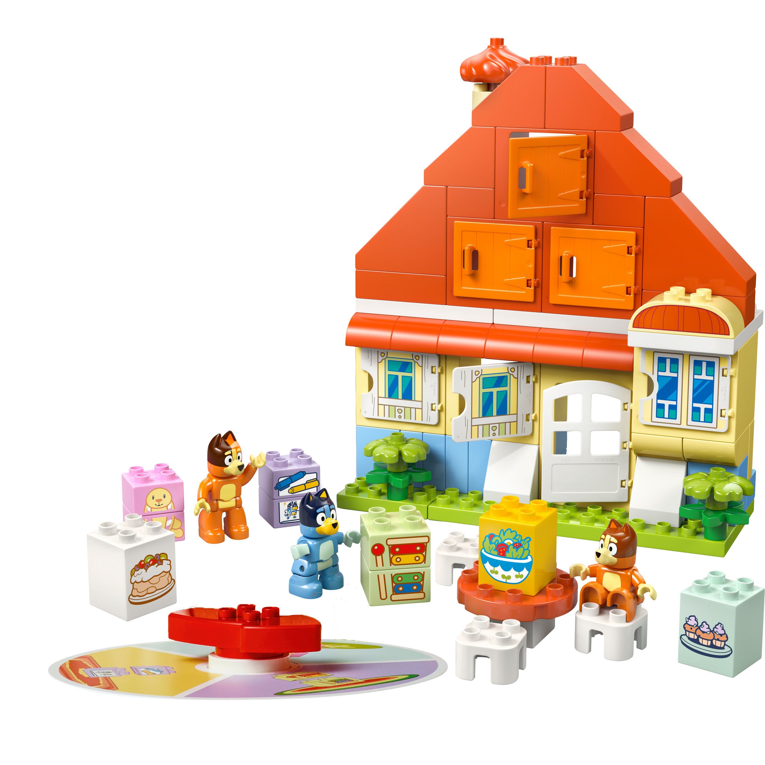 LEGO® Bluey 10459 Blueys Familienhaus mit Memory-Spiel Person, Person, Person