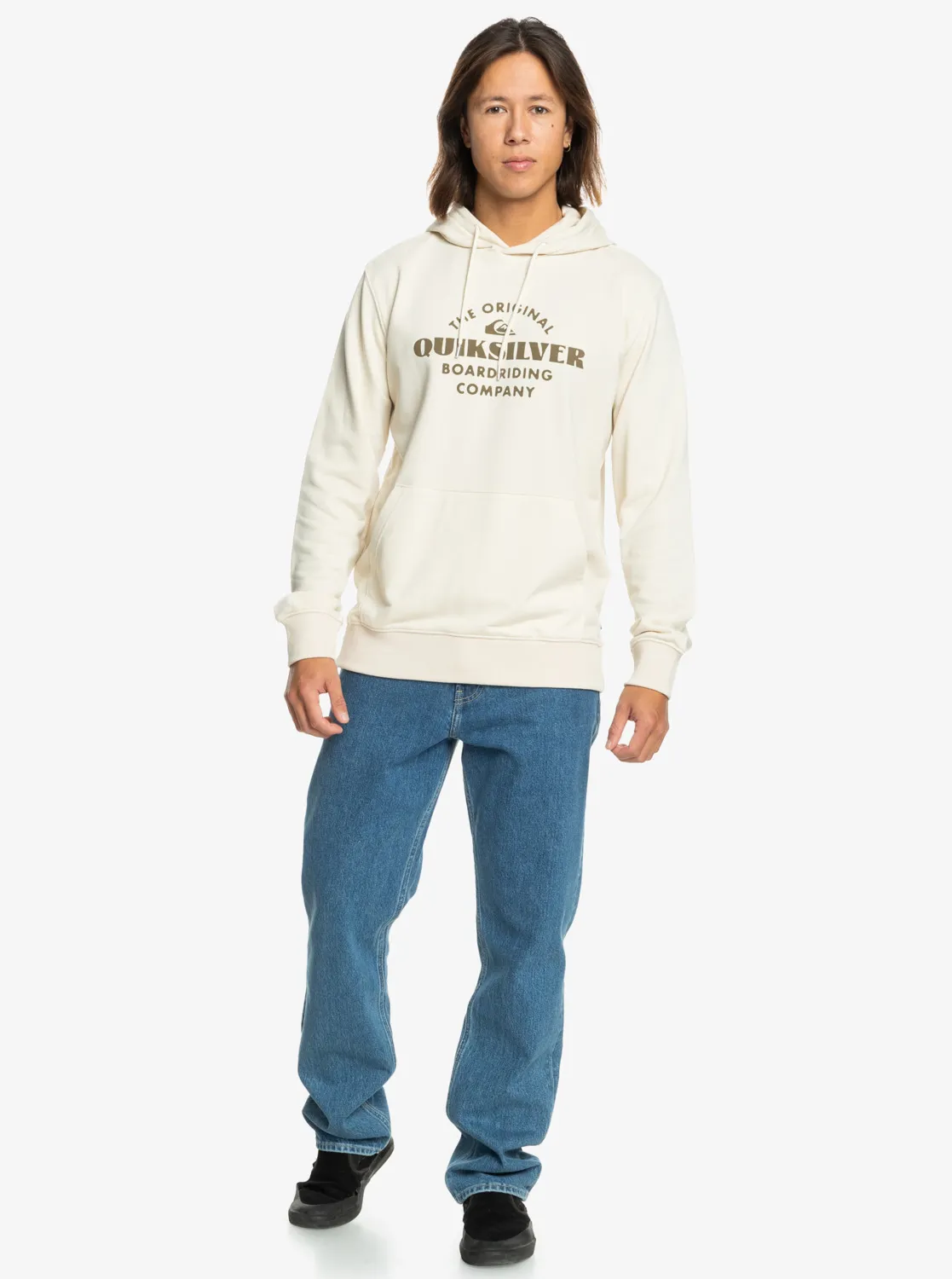 Quiksilver Tradesmith - Kapuzenpulli für Männer Hellbeige GR. L