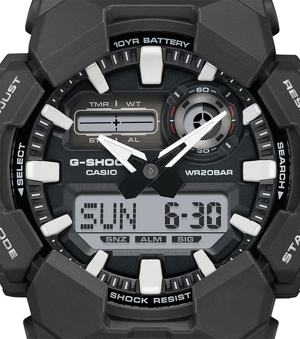 G-SHOCK GA-010-1AER Schwarz Classic Uhr