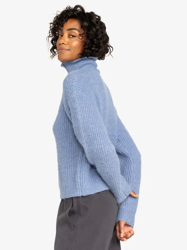 ROXY Medina Streets - Pullover mit Halbreißverschluss für Frauen GR. L