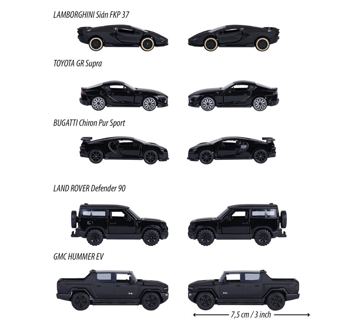 Majorette BLACK EDITION 5 PIECES GIFTPACK – 8502005000