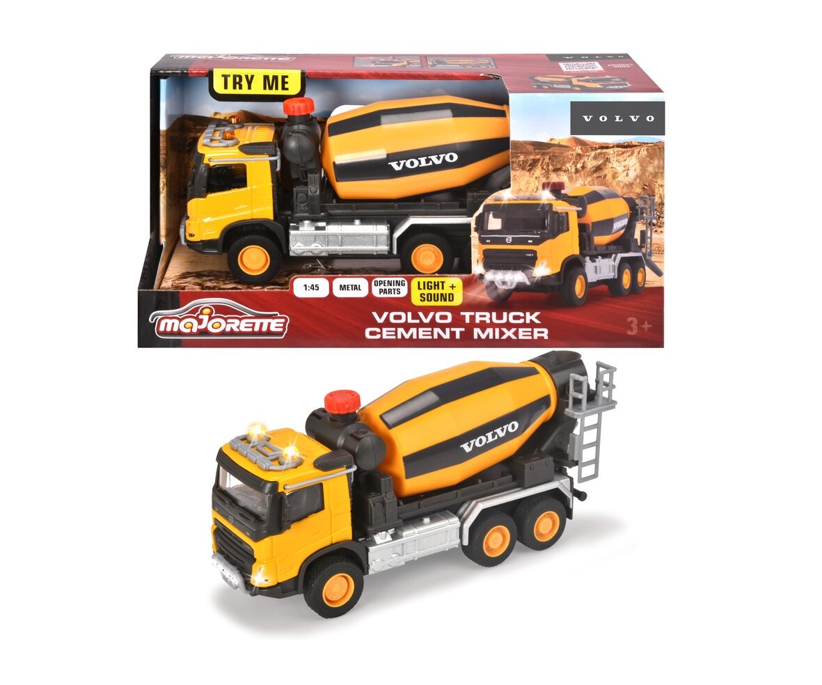 Majorette Volvo Truck Cement Mixer 213723002 Majorette, Volvo, Truck, Cement, Mixer, 213723002, Spielzeug, Maschine, Rad
