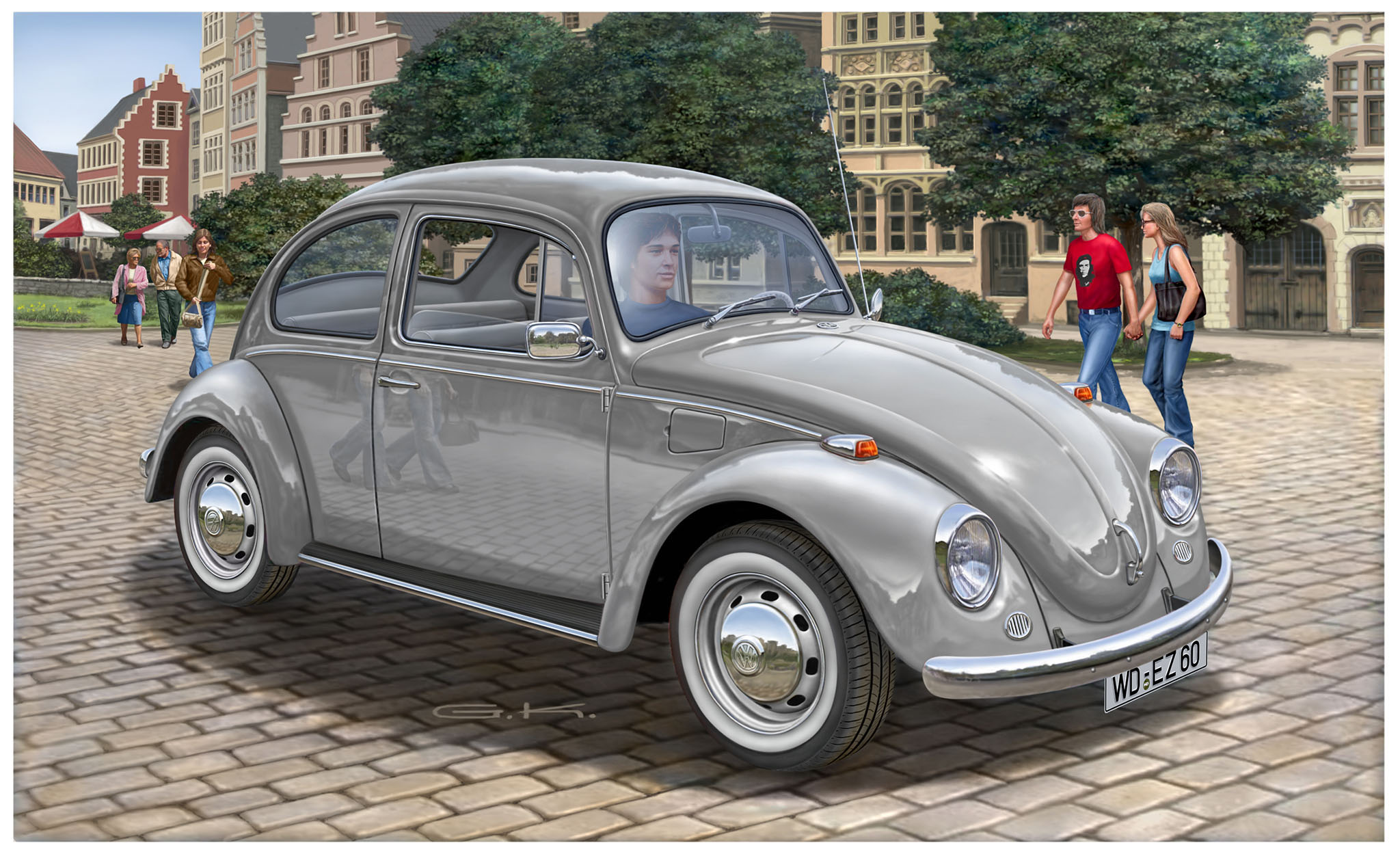 Auto, Coupé, Person, Limousine, Jeans
