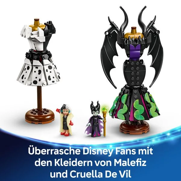 LEGO® Disney Classic 43262 Die Kleider von Malefiz und Cruella de Vil