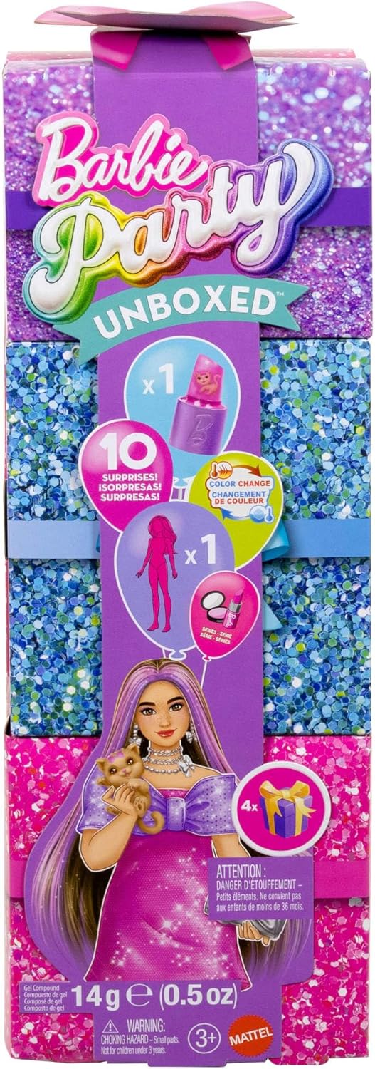 Barbie® Party Unboxed Glam Party Pink Curvy Barbie® Party Unboxed Glam Party Pink Curvy