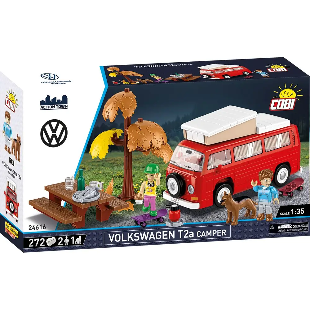 COBI VOLKSWAGEN T2a Campingwagen Scale 1:35 COBI VOLKSWAGEN T2a Campingwagen Scale 1:35