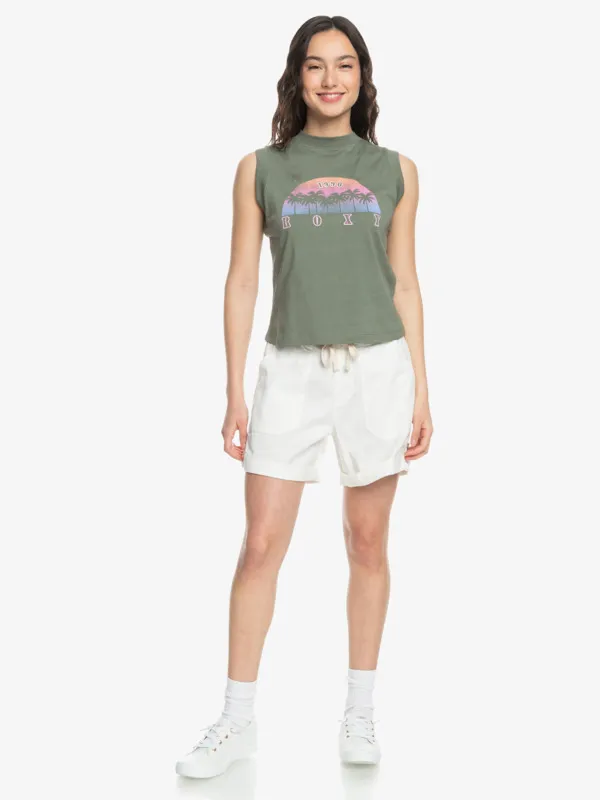 ROXY Sweetest Life - Casual-Shorts mit elastischem Bund für Frauen GR. L