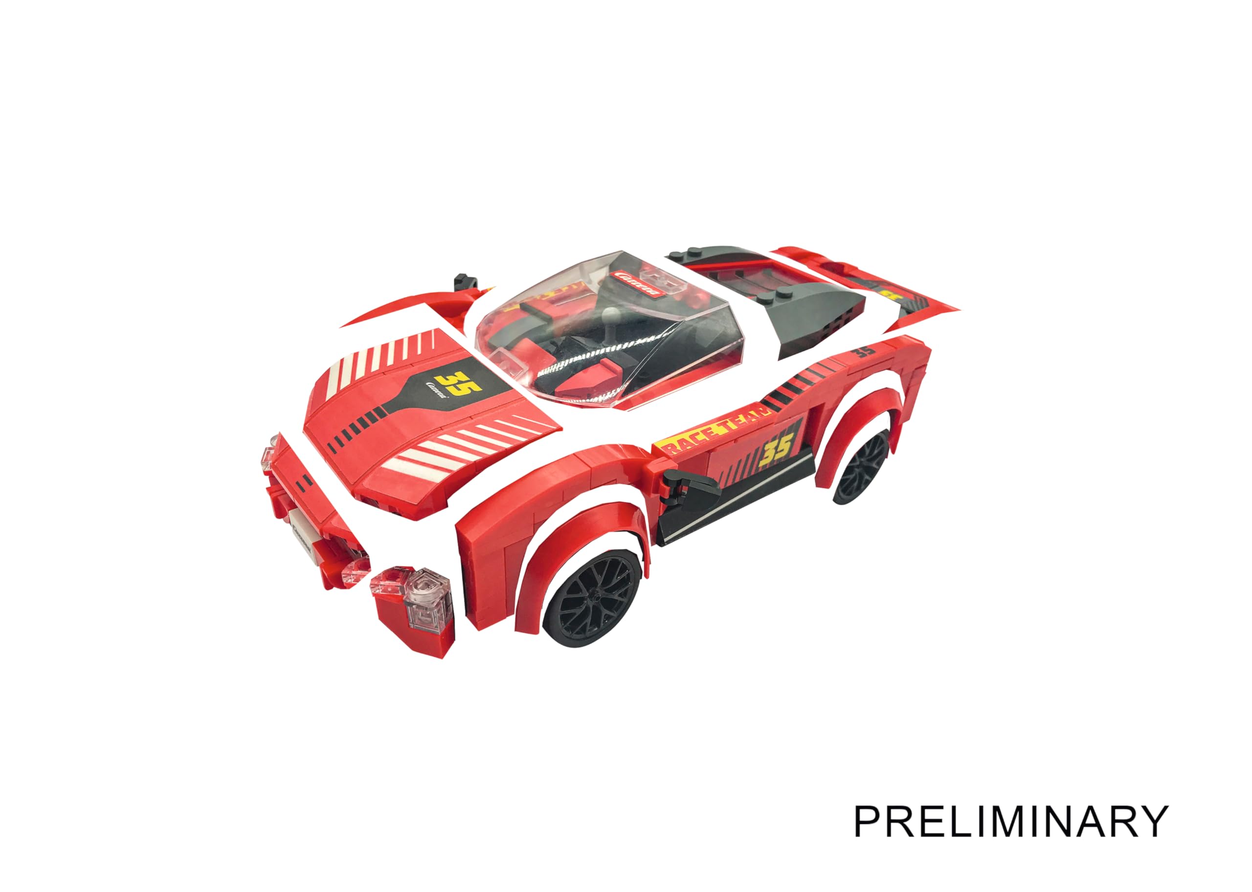 Carrera 370200010 - RC Construction Racer mit 318 Bausteinen & 2,4GHz Auto, Transport, Fahrzeug