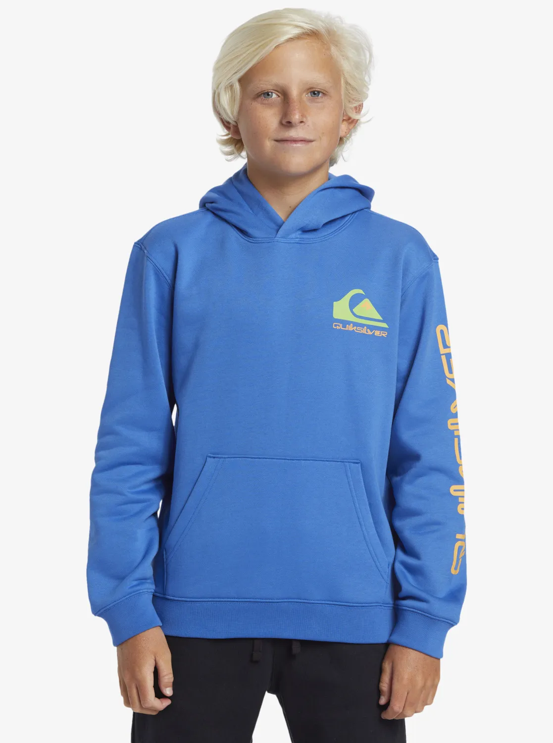 Quiksilver Logo - Kapuzenpulli für Jungen 8 - 16 Blau GR. M