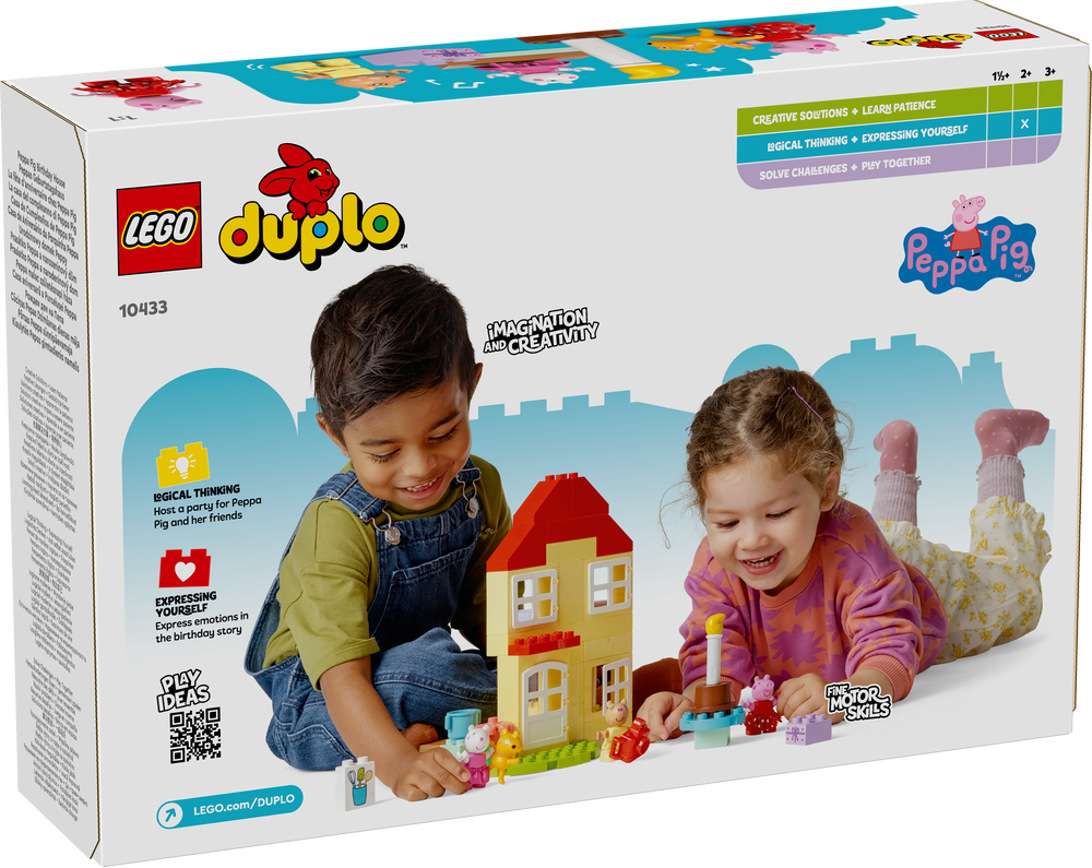 LEGO 10433 DUPLO Peppas Geburtstagshaus: Teddybär Spielzeug für Kinder LEGO, 10433, DUPLO, Peppas, Geburtstagshaus:, Teddybär, Spielzeug, für, Kinder, Junge, Kind, Männlich, Person