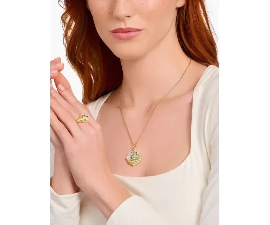 Thomas Sabo Kette Mit Anhänger Mit Sonne Länge 45 Cm Gold PE960-471-1