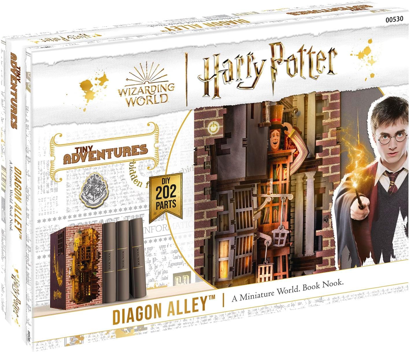 Revell 00530 Tiny Adventures - Harry Potter™ "Diagon Alley" - Magisches Book Nook Modell Buch, Veröffentlichung, Person