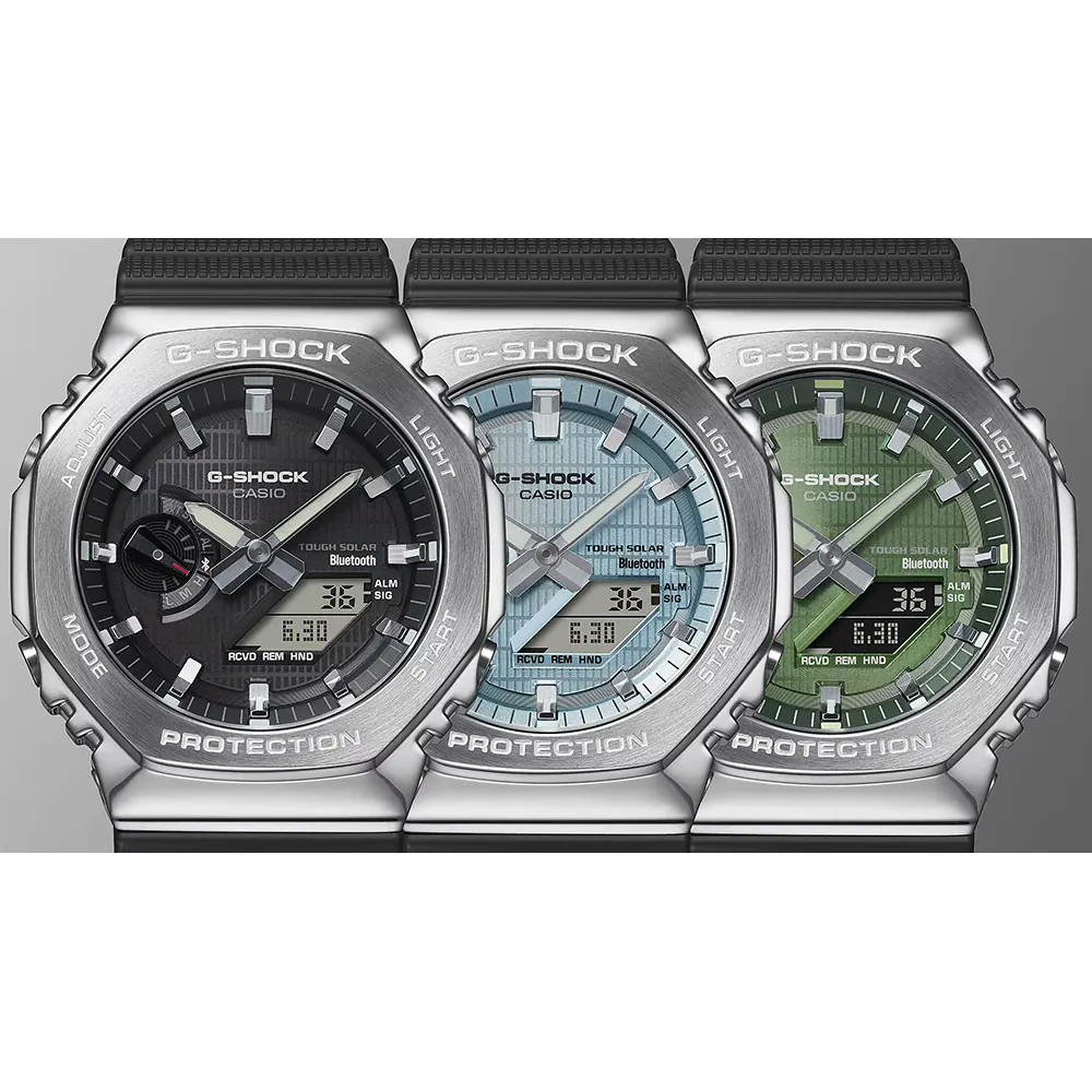 G-SHOCK GBM-2100A Classic Style Metal Covered Schwarz Uhr
