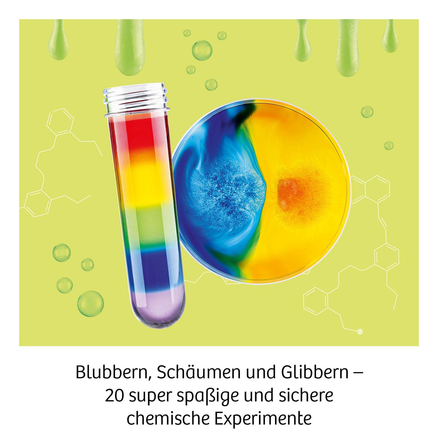 Kosmos Big Fun Chemistry – Faszinierendes Chemielabor Mit Schleim, Farbspielen & Blubber-Effekten 645649