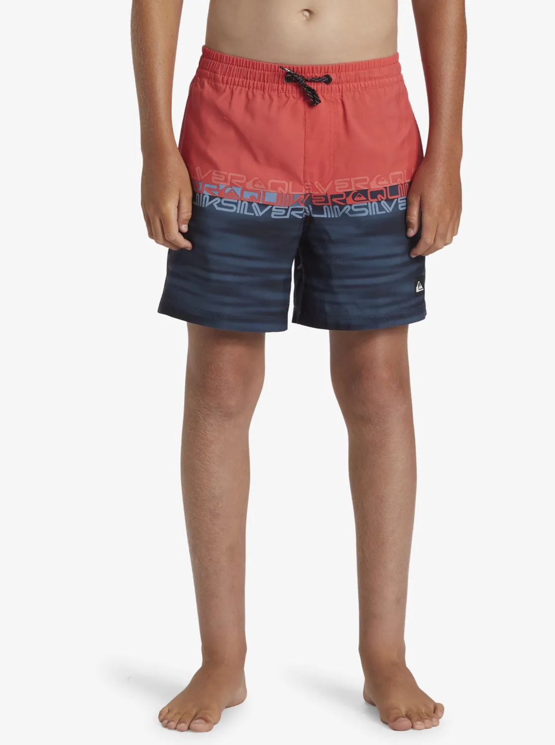 Quiksilver Everyday Wordblock - Schwimmshorts für Jungen 8-16 Rot GR. M