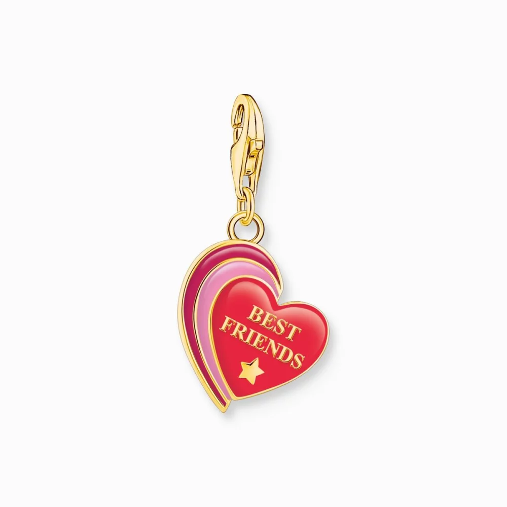 Thomas Sabo Anhänger Charm Club Best Friends Herz Gold 2117 427 10